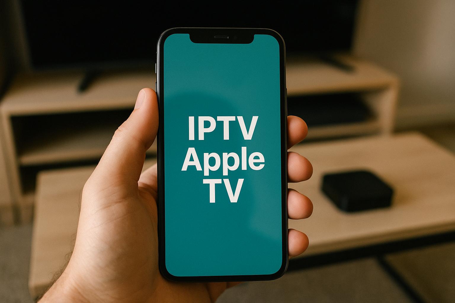Setting up the IPTV Apple TV app in minutes